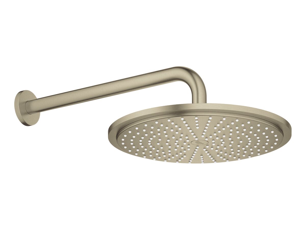 Reece GROHE Rainshower Cosmo Overhead Wall Shower 310mm Brushed Nickel (3 Star)
