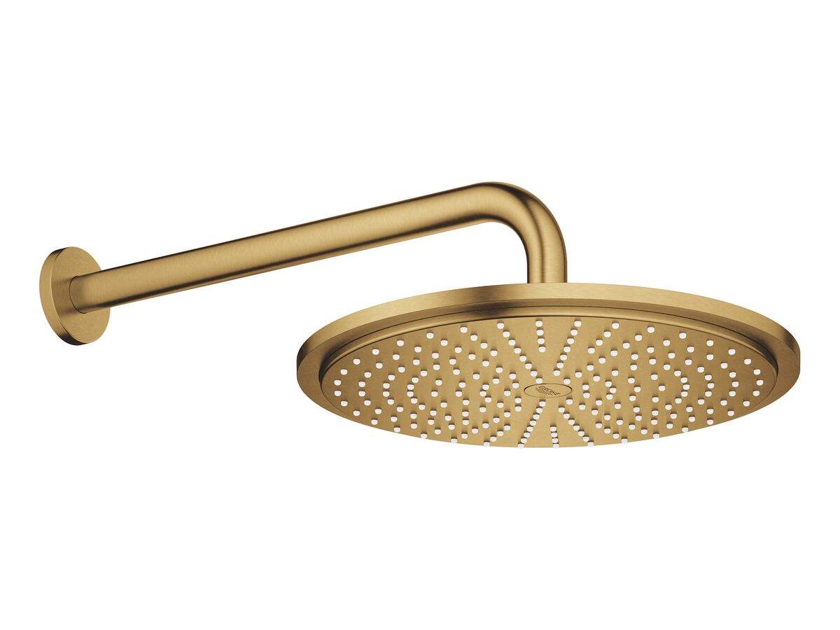 Reece GROHE Rainshower Cosmo Overhead Wall Shower 310mm Brushed Cool Sunrise (3 Star)