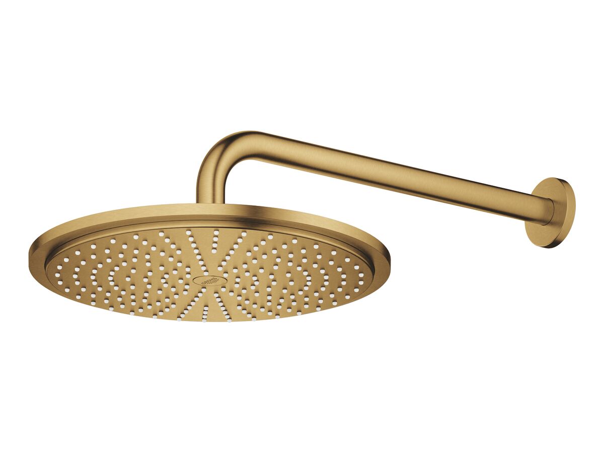 Reece GROHE Rainshower Cosmo Overhead Wall Shower 310mm Brushed Cool Sunrise (3 Star)