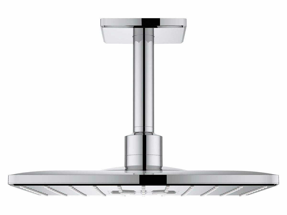 reece GROHE Rainshower SmartActive Ceiling Shower Square Chrome (3 Star)