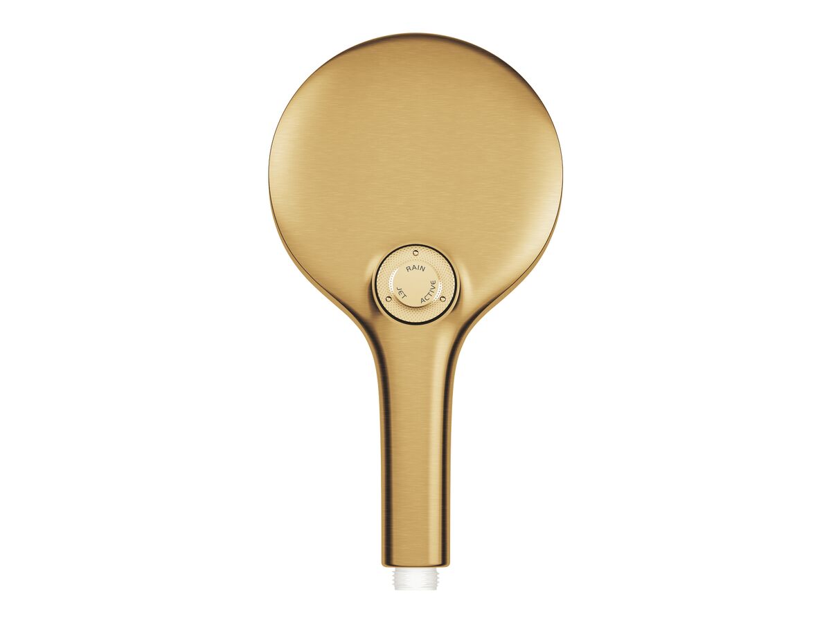 Reece GROHE Rainshower SmartActive Round Handpiece Brushed Cool Sunrise (3 Star)