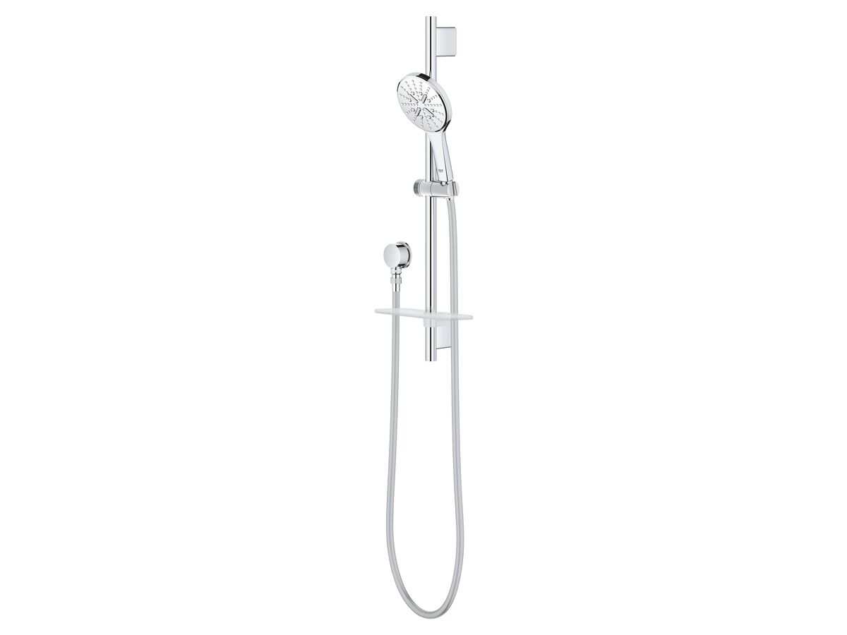 Reece GROHE Rainshower SmartActive Single Rail Shower Round With Wall Water Inlet Chrome (3 Star)