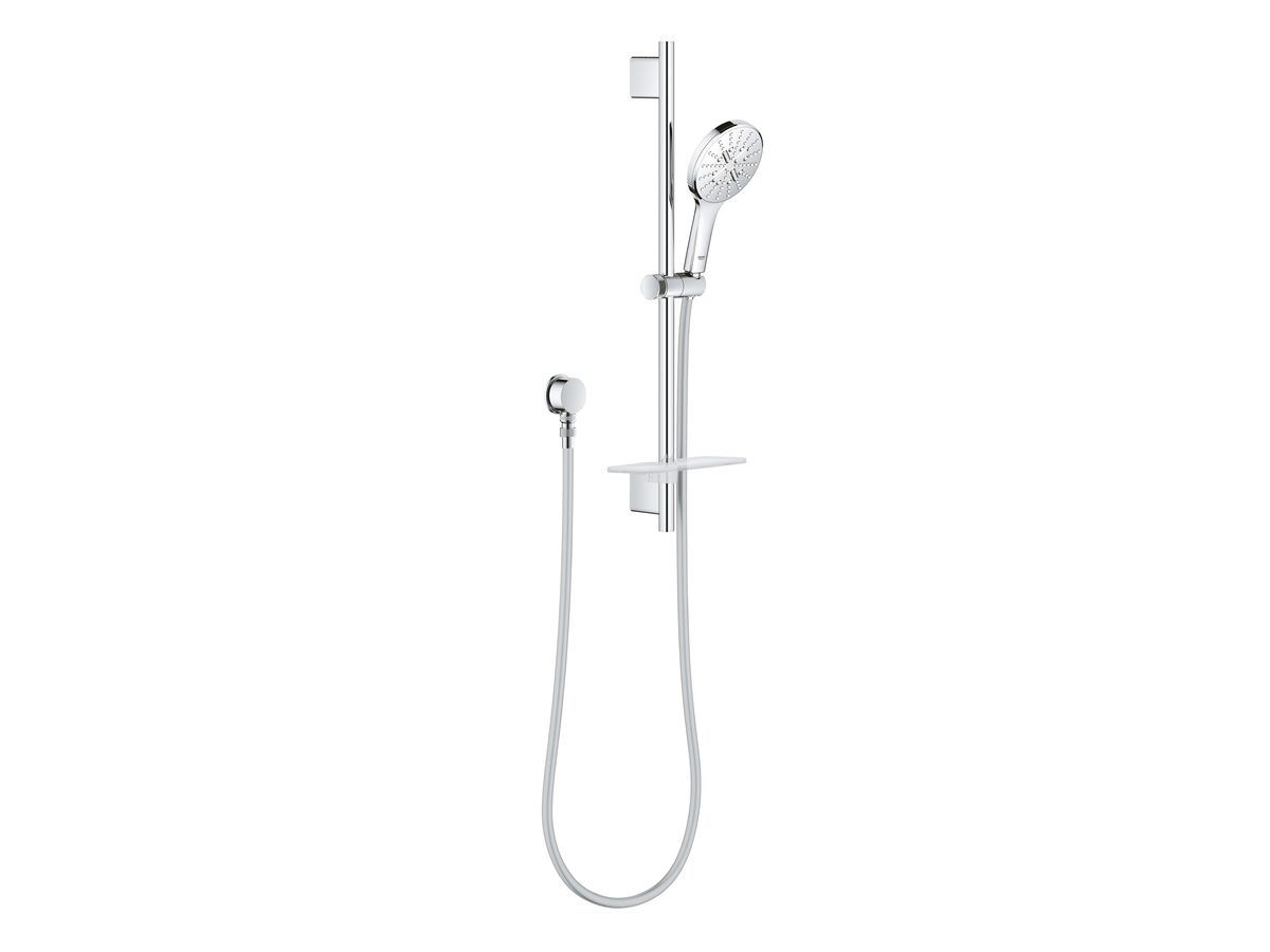 reece GROHE Rainshower SmartActive Single Rail Shower Round with Wall Water Inlet Chrome (3 Star)