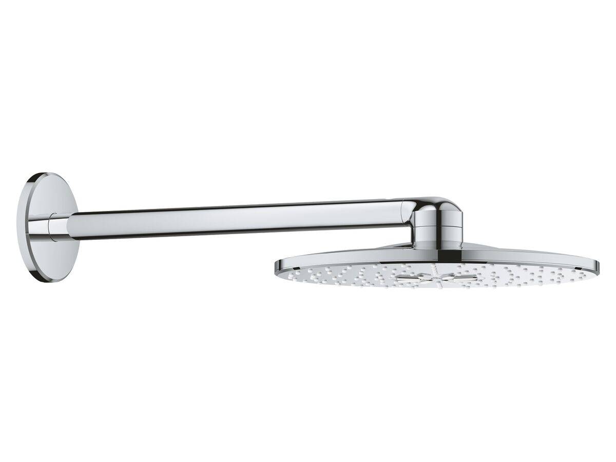 reece GROHE RainShower SmartActive Wall Shower (less Inwall Body) Front of Wall Trim Set Only Round Chrome (3 Star)