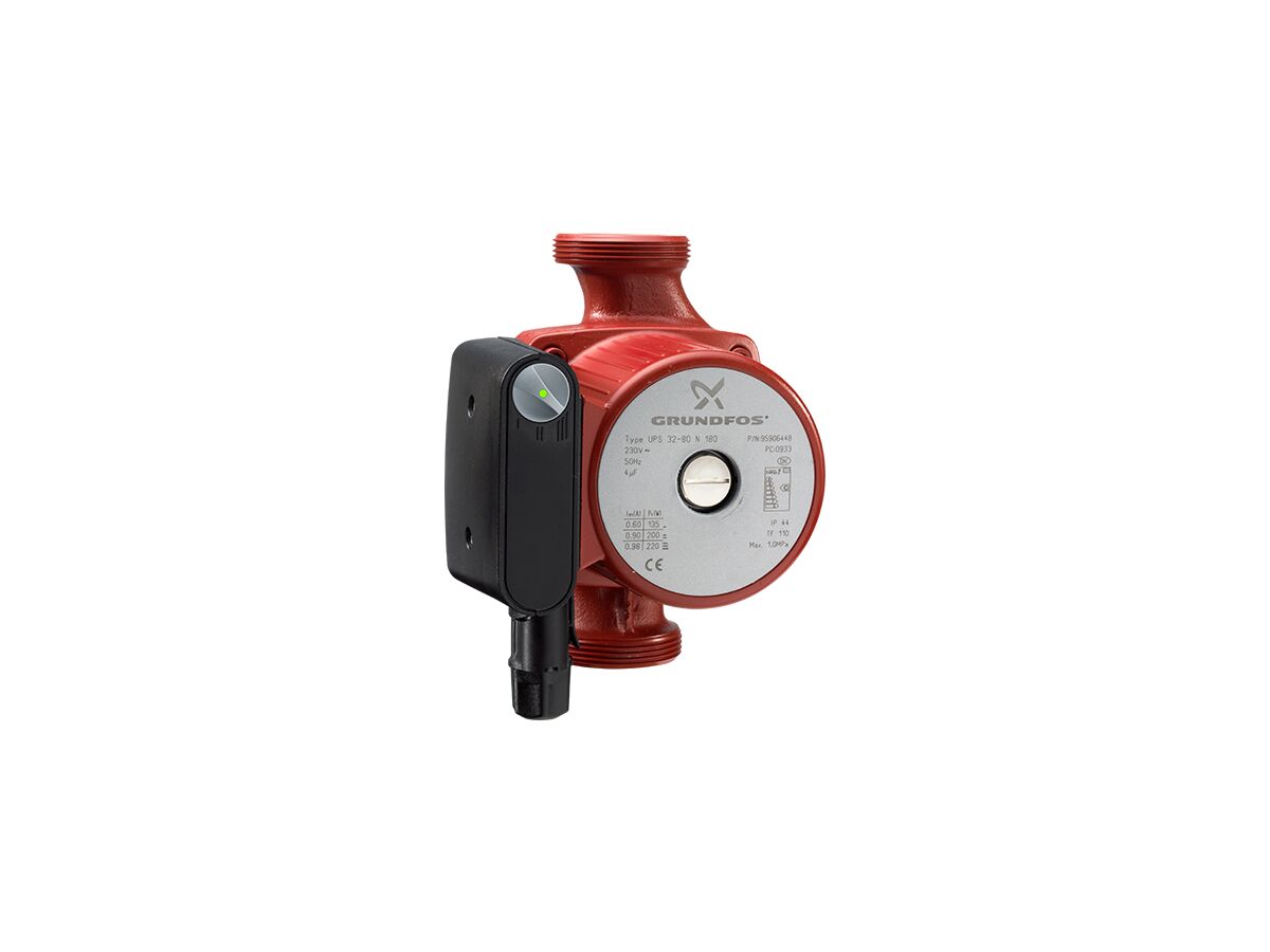 reece Grundfos UPS 32-100 N 1Ph Three Speed Stainless Steel Hot Water Circulator Pump