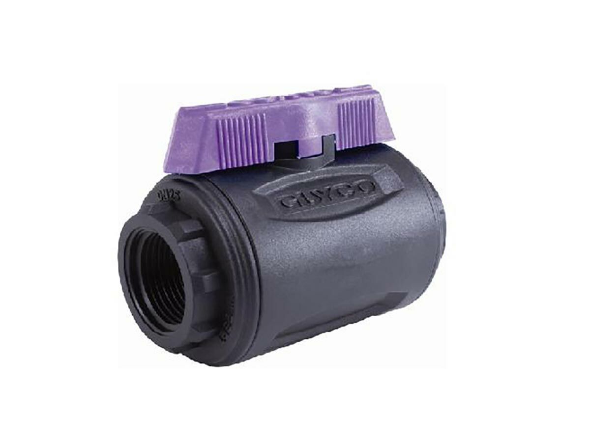 Reece Guyco Nylon Ball Valve Female & Female Lilac 20mm