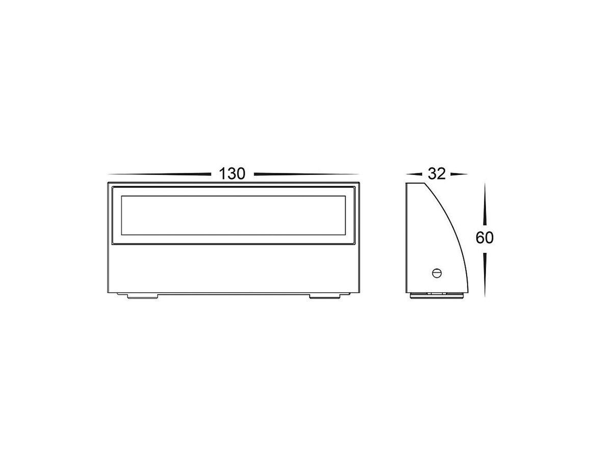 Reece Havit Black Surface Mounted Step Light 3.5w 12V Warm White