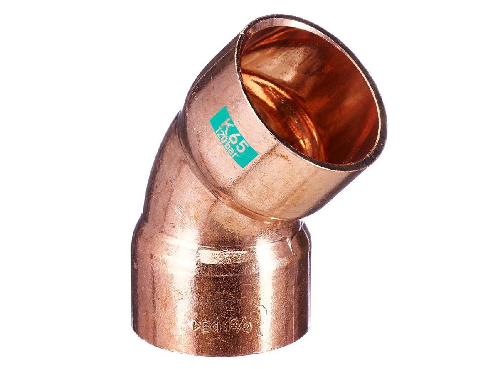 reece Henry K65 Copper Elbow 45 Degree Elbow (Female) 1 1/8"