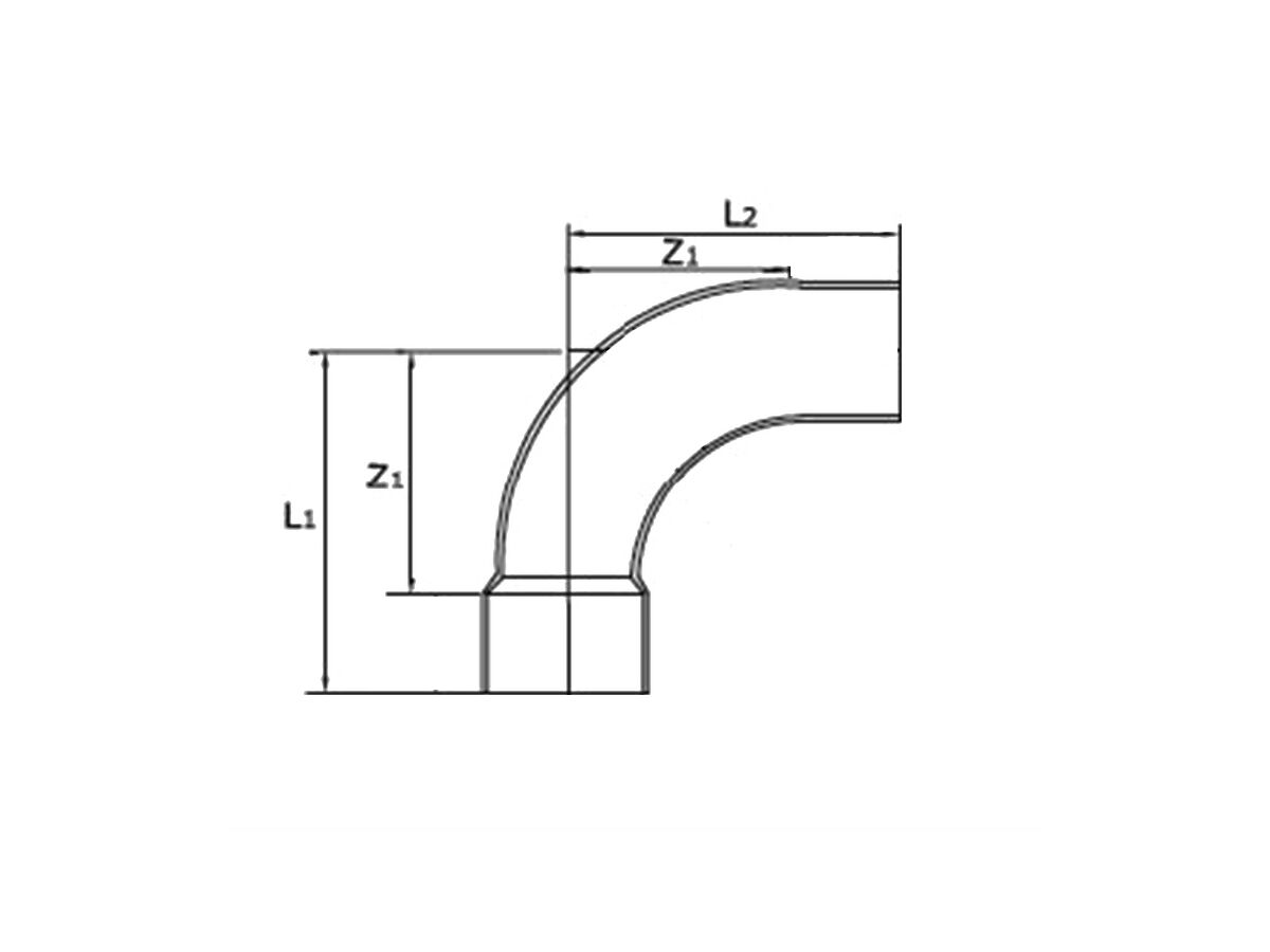 Reece Henry K65 Copper Elbow 90 Degree Elbow (Male To Female) 3/8"