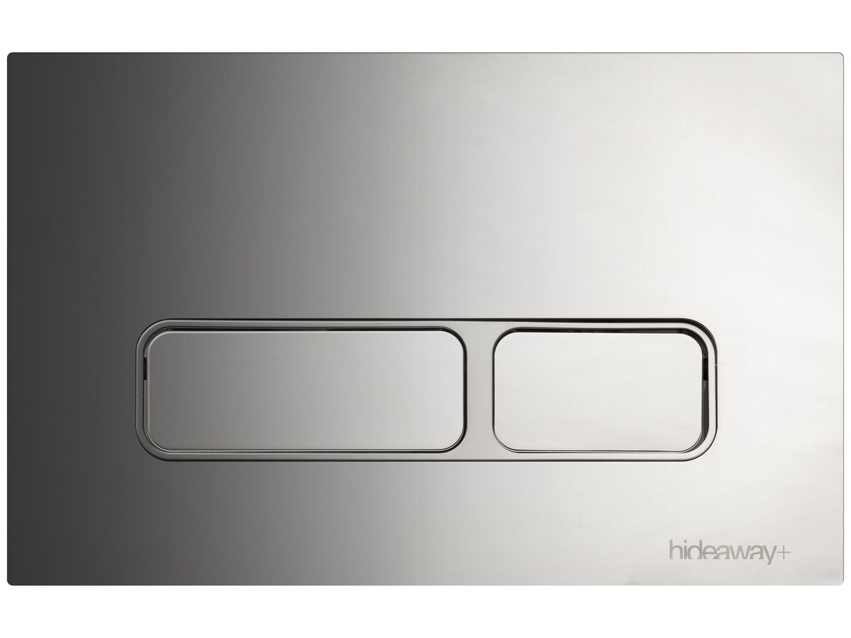 reece Hideaway+ Rectangle Button/Plate Inwall ABS Chrome