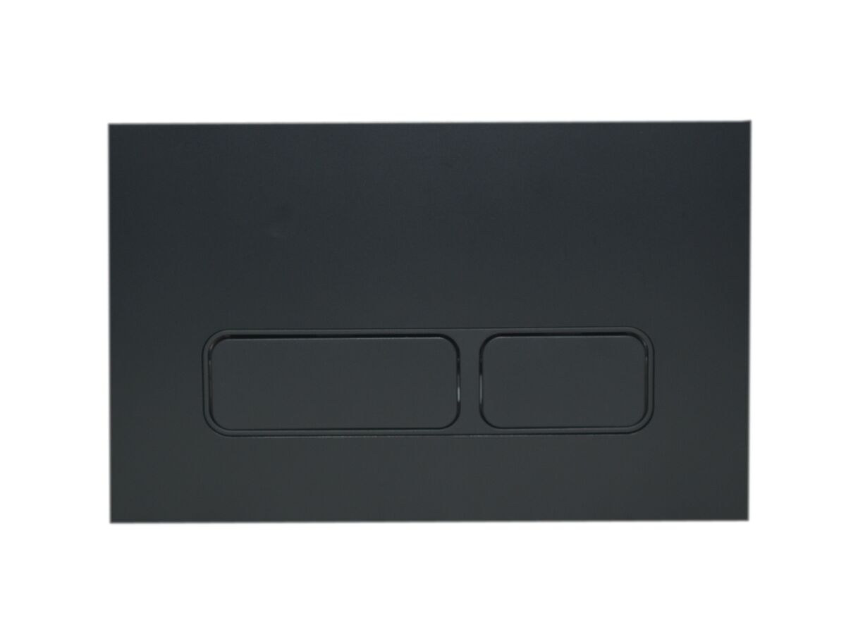 reece Hideaway+ Rectangle Button/Plate Inwall ABS Matte Black