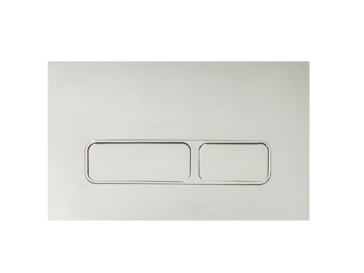 reece Hideaway+ Rectangle Button/Plate Inwall ABS Silver