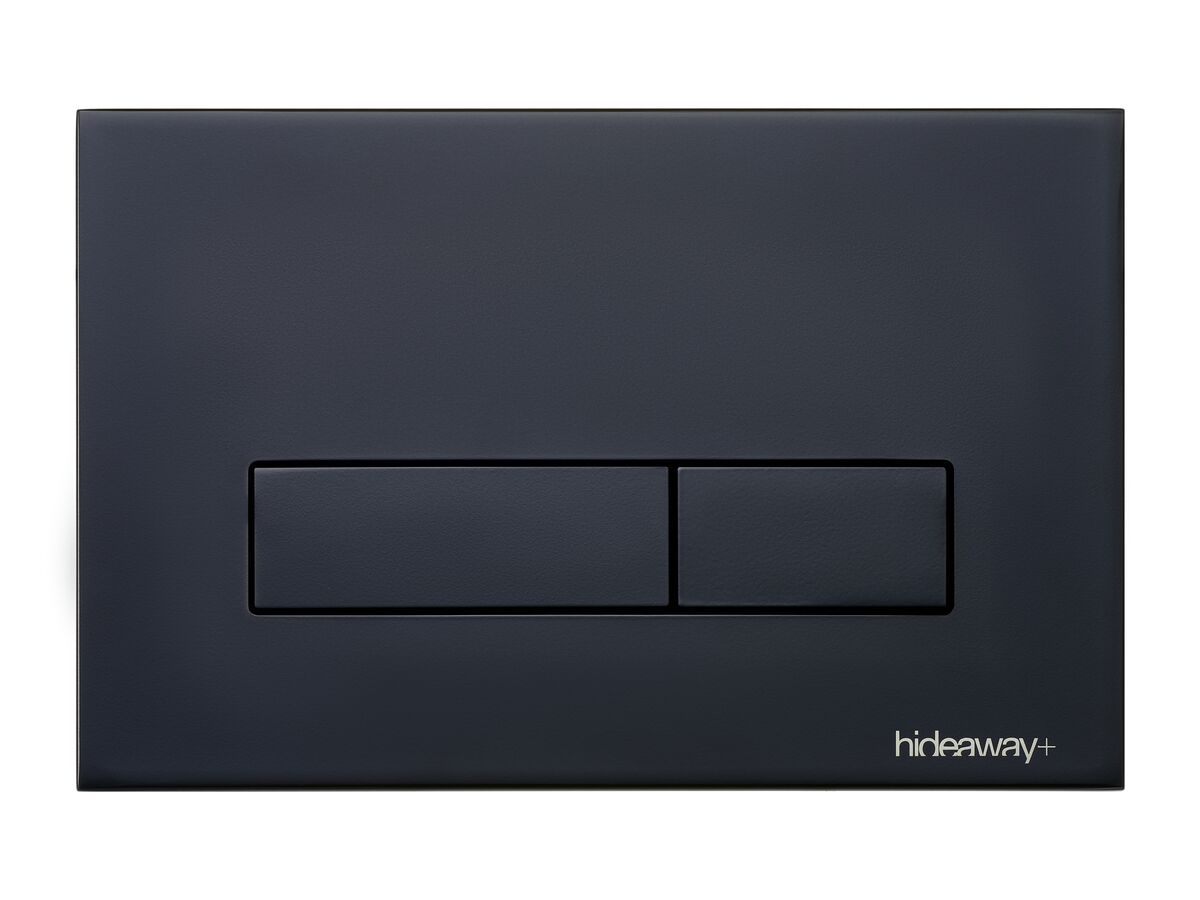 reece Hideaway+ Rectangle Button/Plate Inwall Metal Matte Black