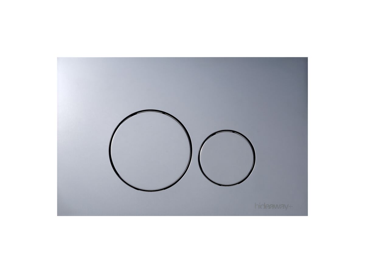 reece Hideaway+ Round Button/Plate Inwall ABS Chrome