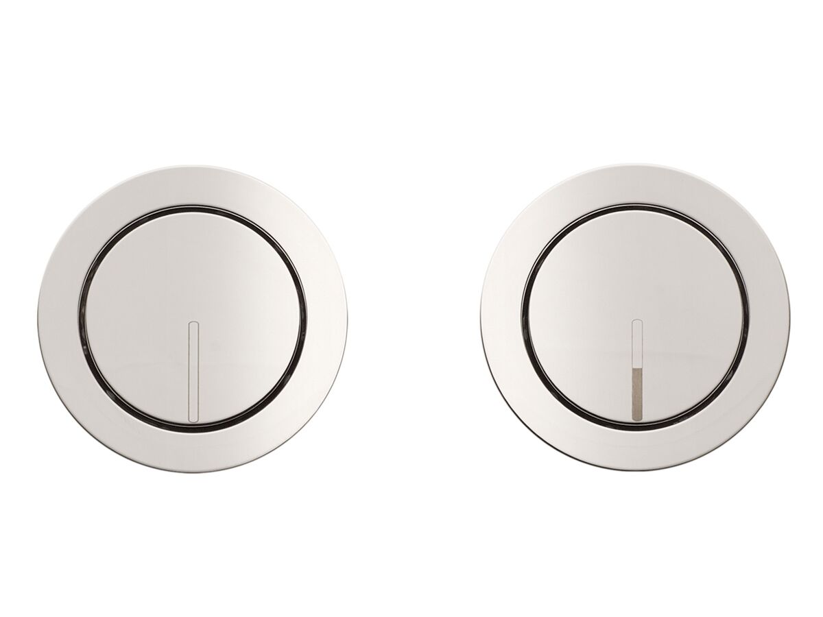 reece Hideaway+ Round Remote Access Button Only (Inwall) ABS Chrome
