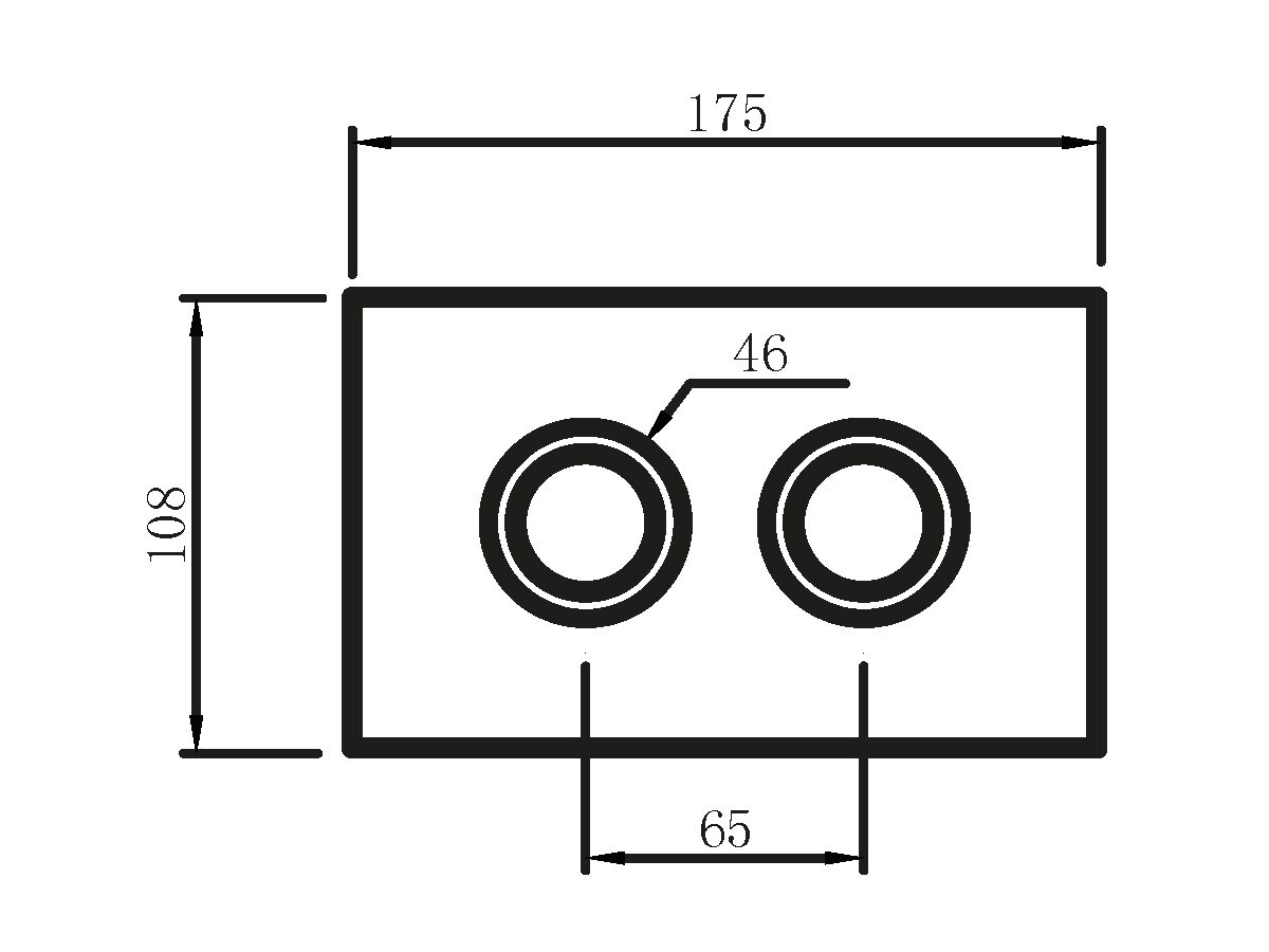 Reece Hideaway+ Round Remote Access Button/ Plate Inwall Glass White/Chrome