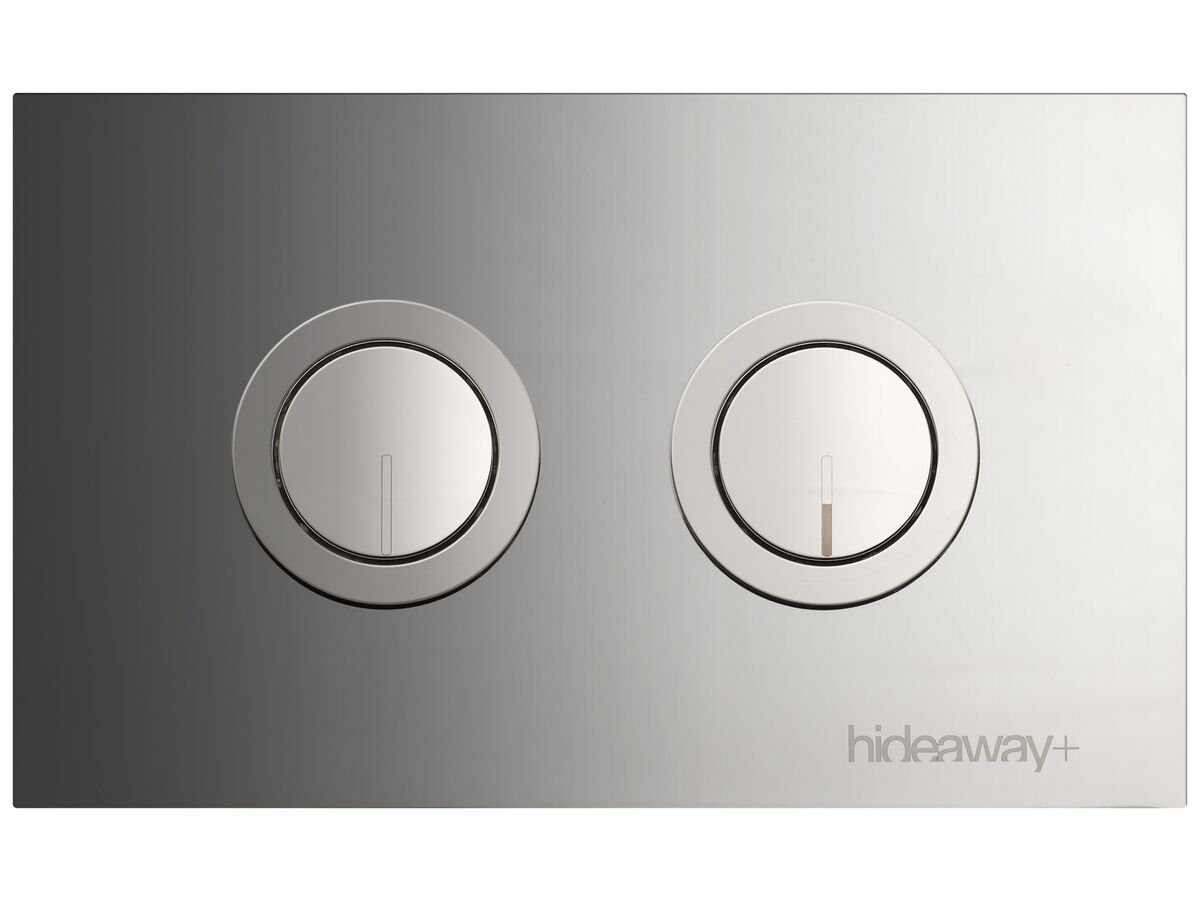 reece Hideaway+ Round Remote Access Button/ Plate Inwall Polished Stainless Steel
