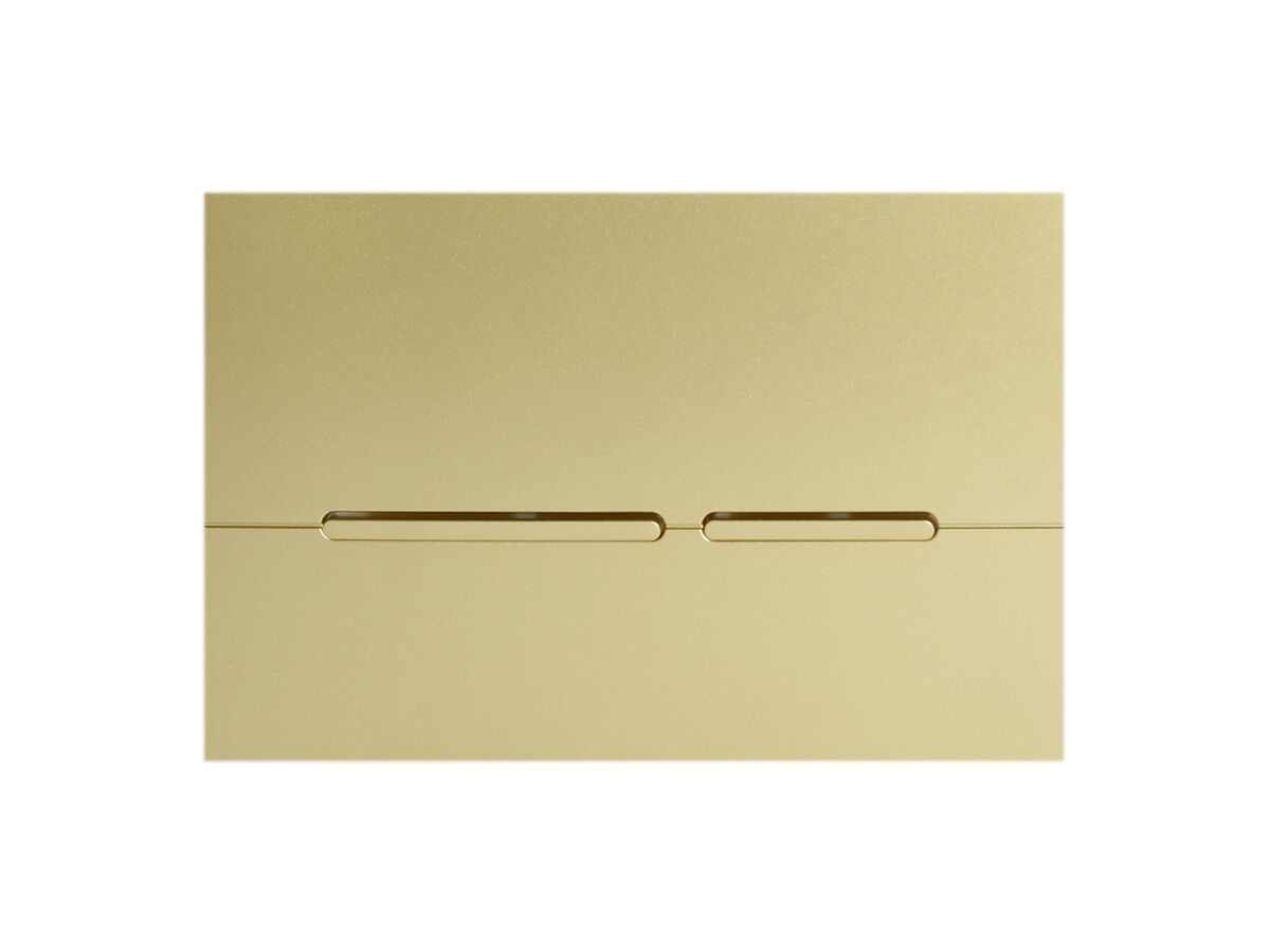 reece Hideaway+ Thin Button/Plate Inwall ABS Brushed Brass