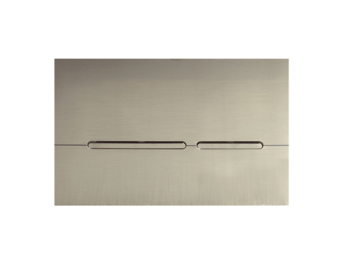 reece Hideaway+ Thin Button/Plate Inwall ABS Brushed Nickel