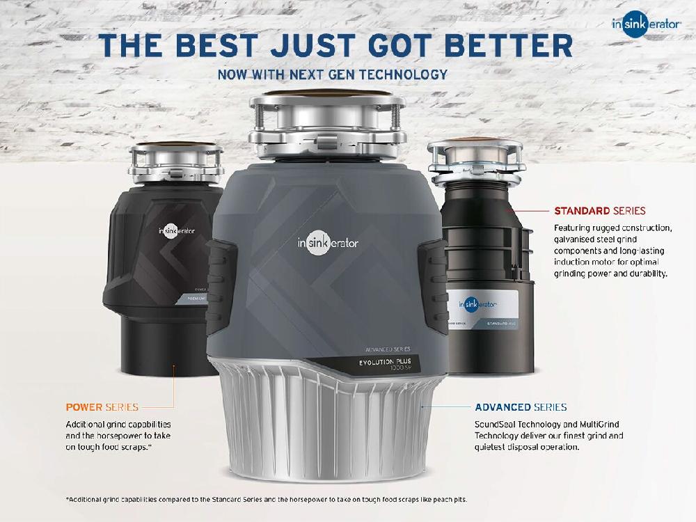 Reece Insinkerator Disposer Evolution Plus E750SR-3
