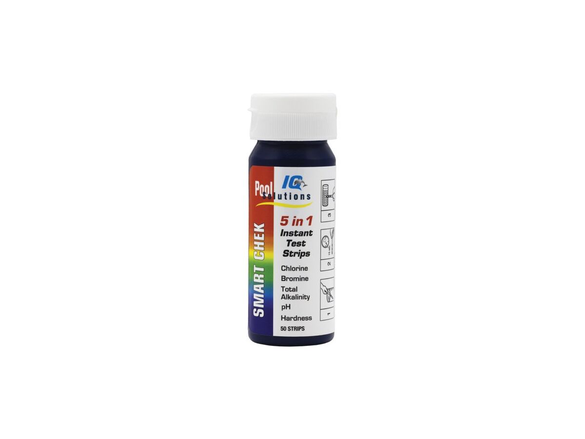 reece IQ Smart Chek 5 in 1 Pool Test Strips Retail Pack (20 Bott les )