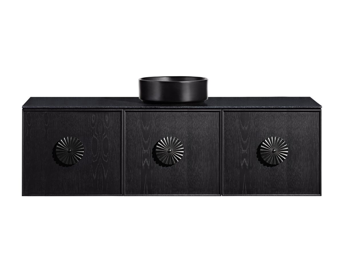 Reece ISSY Adorn Above Counter / Semi Inset Wall Hung Vanity Unit With Three Drawers & Internal Shelves With Petite Handle 1601-1800mm X 400-500mm X 450mm