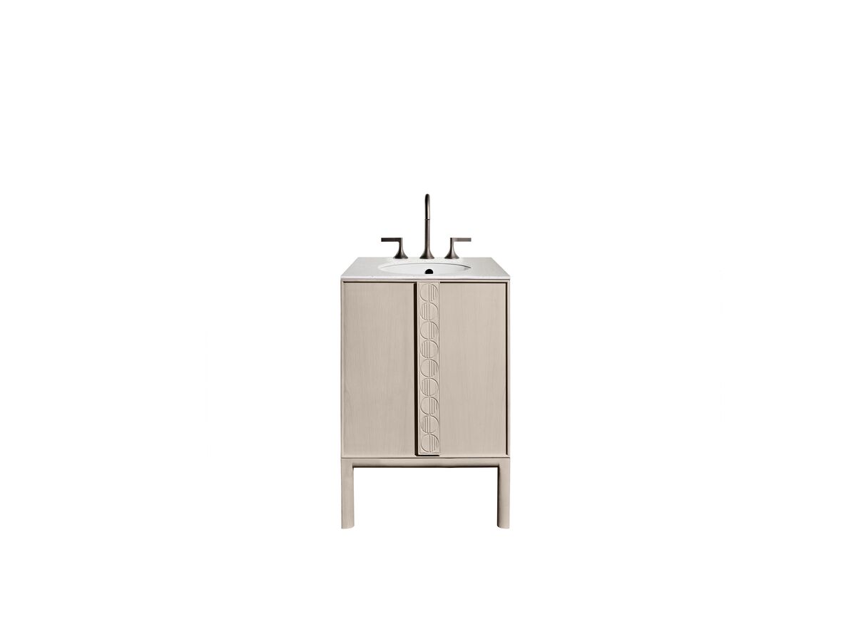 reece ISSY Adorn Undermount Vanity Unit with Legs One Door & Internal Shelf with Grande Handle 601-800mm x 550mm x 900mm