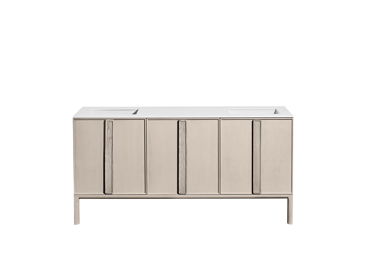 reece ISSY Adorn Undermount Vanity Unit with Legs Three Doors & Internal Shelves with Grande Handle 1801-2000mm x 550mm x 900mm