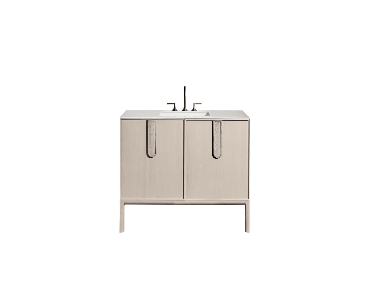 reece ISSY Adorn Undermount Vanity Unit with Legs Two Doors & Internal Shelves with Petite Handle 801-1100mm x 550mm x 900mm