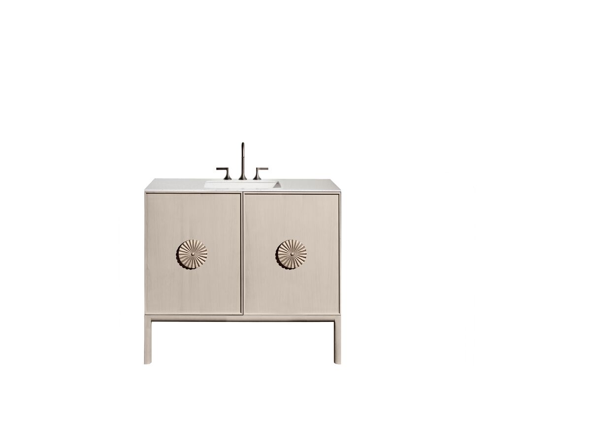 reece ISSY Adorn Undermount Vanity Unit with Legs Two Doors & Internal Shelves with Petite Handle 1000mm x 550mm x 900mm