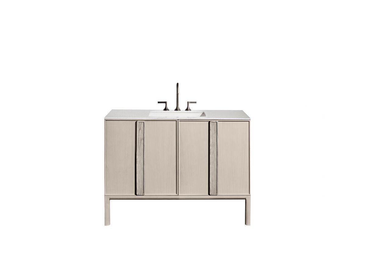 reece ISSY Adorn Undermount Vanity Unit with Legs Two Doors & Internal Shelves with Grande Handle 1101-1300mm x 550mm x 900mm