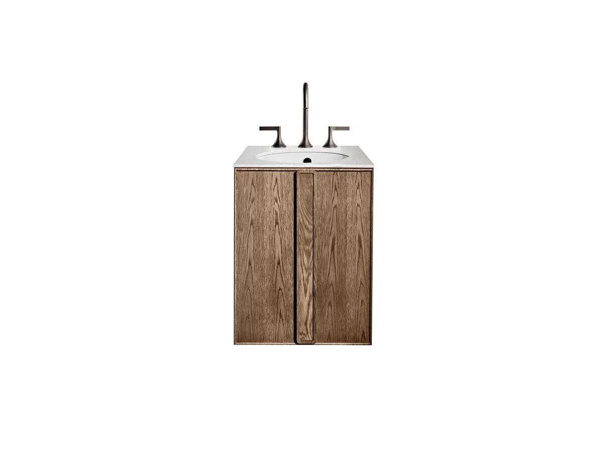 Reece ISSY Adorn Undermount Wall Hung Vanity Unit With One Door & Internal Shelf With Grande Handle 500mm X 550mm X 650mm
