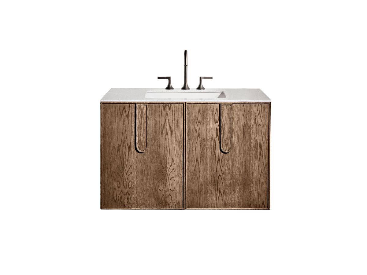 Reece ISSY Adorn Undermount Wall Hung Vanity Unit With Two Doors & Internal Shelf With Petite Handle 1000mm X 550mm X 650mm