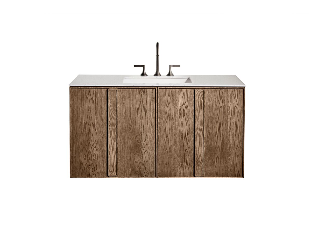 reece ISSY Adorn Undermount Wall Hung Vanity Unit with Two Doors & Internal Shelf with Grande Handle 1200mm x 550mm x 650mm