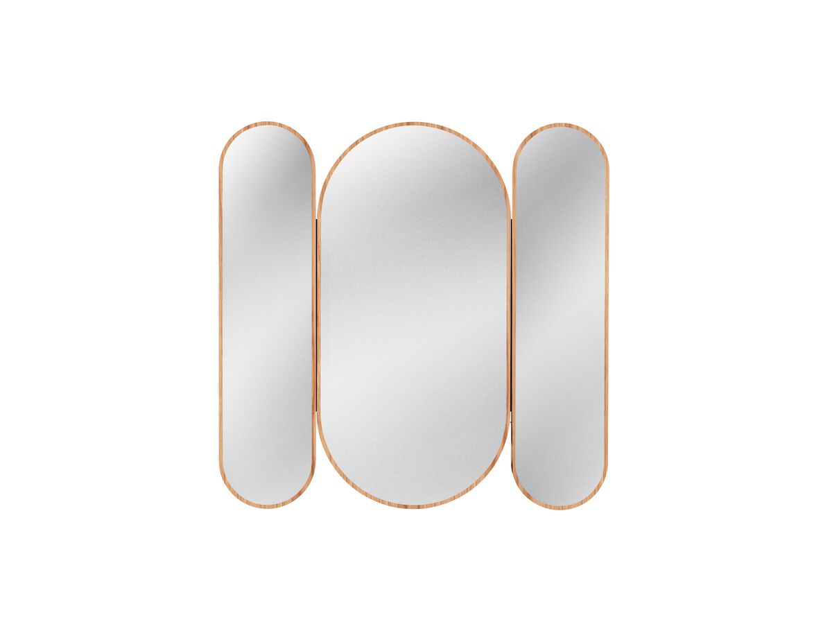 Reece ISSY Blossom 1000 X 1000mm Triple Mirror With Shaving Cabinet (Recessed)