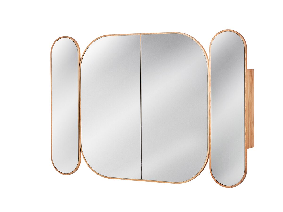 Reece ISSY Blossom 1201-1500 X 1000mm Triple Mirror With Shaving Cabinet