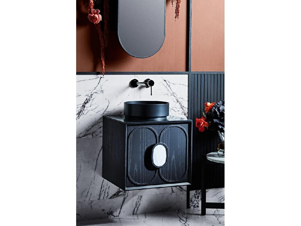 Reece ISSY Blossom I 500 X 400-500 Vanity Unit With One Soft Close Door And Internal Shelf With Handle