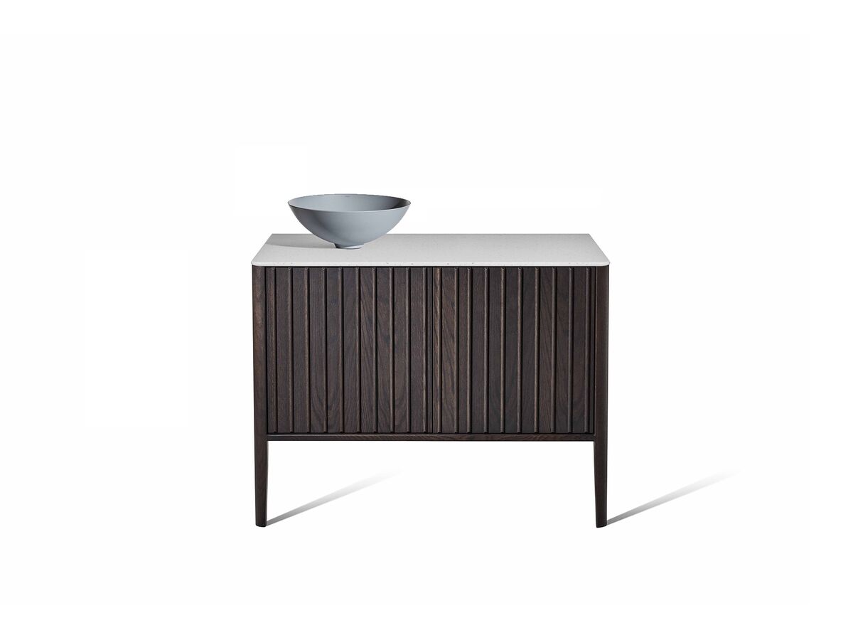 Reece ISSY Cloud I 1000mm X 500mm X 760mm Vanity Unit With Legs 2 Touch Latch Doors (No Basin)