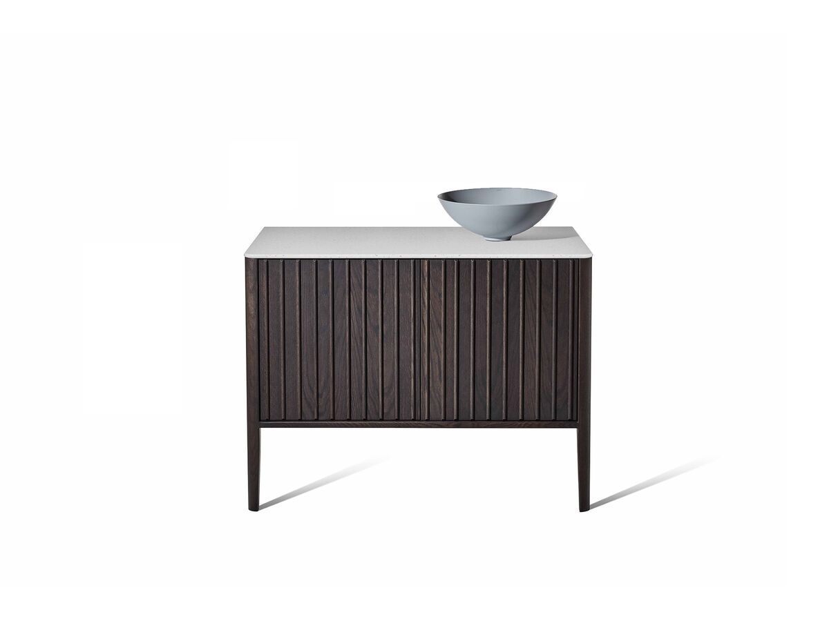 Reece ISSY Cloud I 1000mm X 500mm X 760mm Vanity Unit With Legs 2 Touch Latch Doors (No Basin)