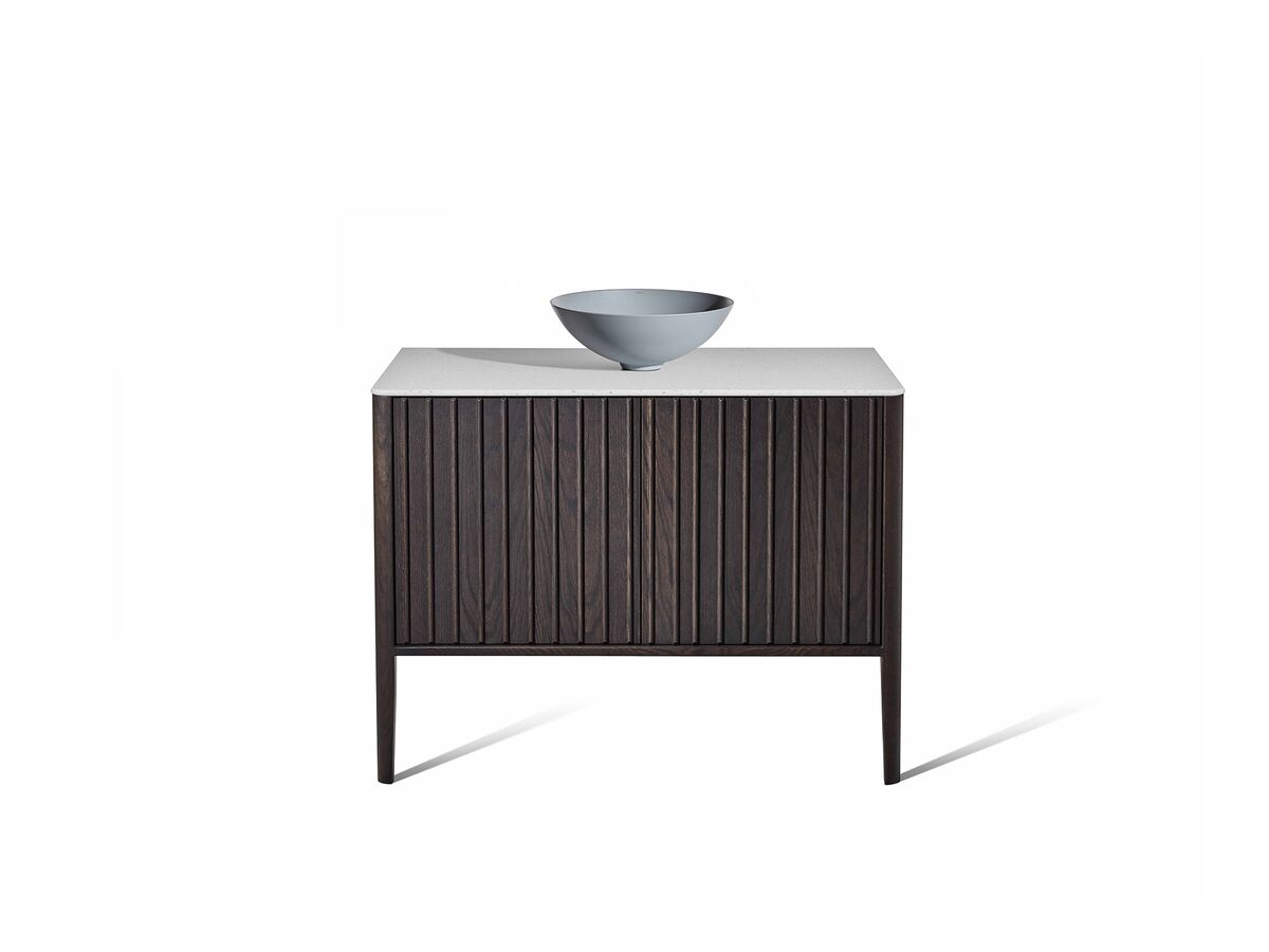 reece ISSY Cloud I 1000mm x 500mm x 760mm Vanity Unit with Legs 2 Touch Latch Doors (No Basin)
