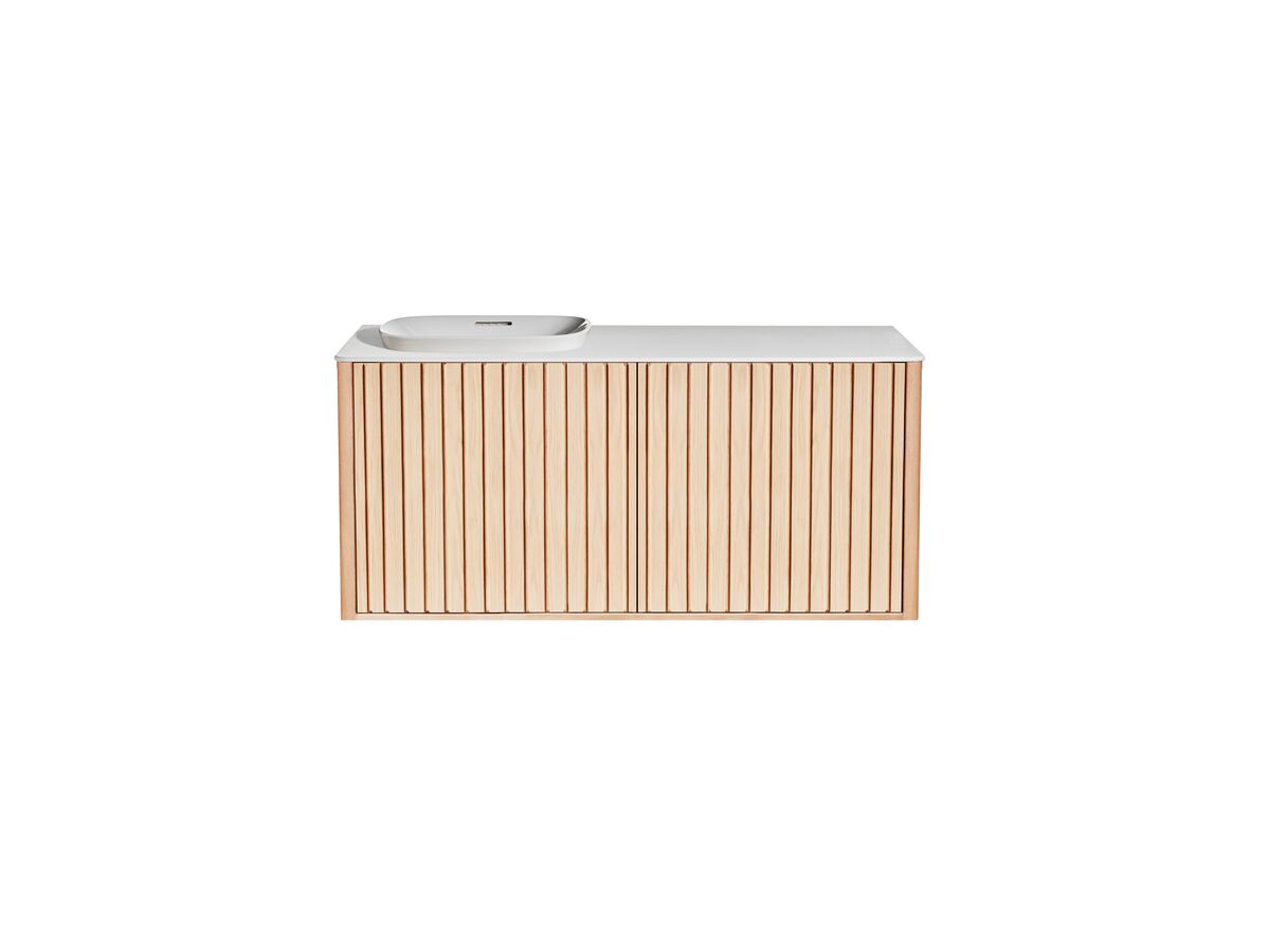 Reece ISSY Cloud I 1200mm X 500mm X 610mm Wall Hung Vanity Unit 2 Touch Latch Doors Semi Inset (No Basin)