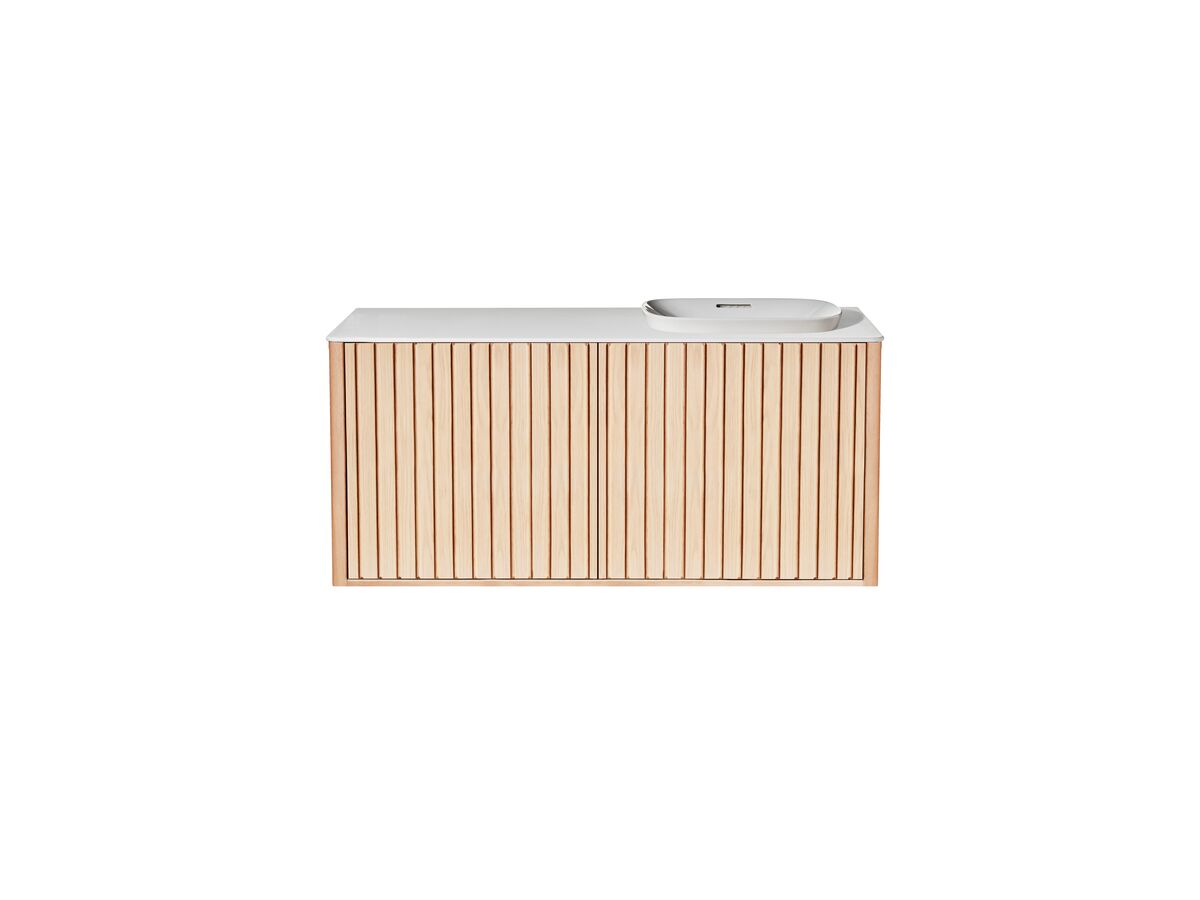 Reece ISSY Cloud I 1200mm X 500mm X 610mm Wall Hung Vanity Unit 2 Touch Latch Doors Semi Inset (No Basin)