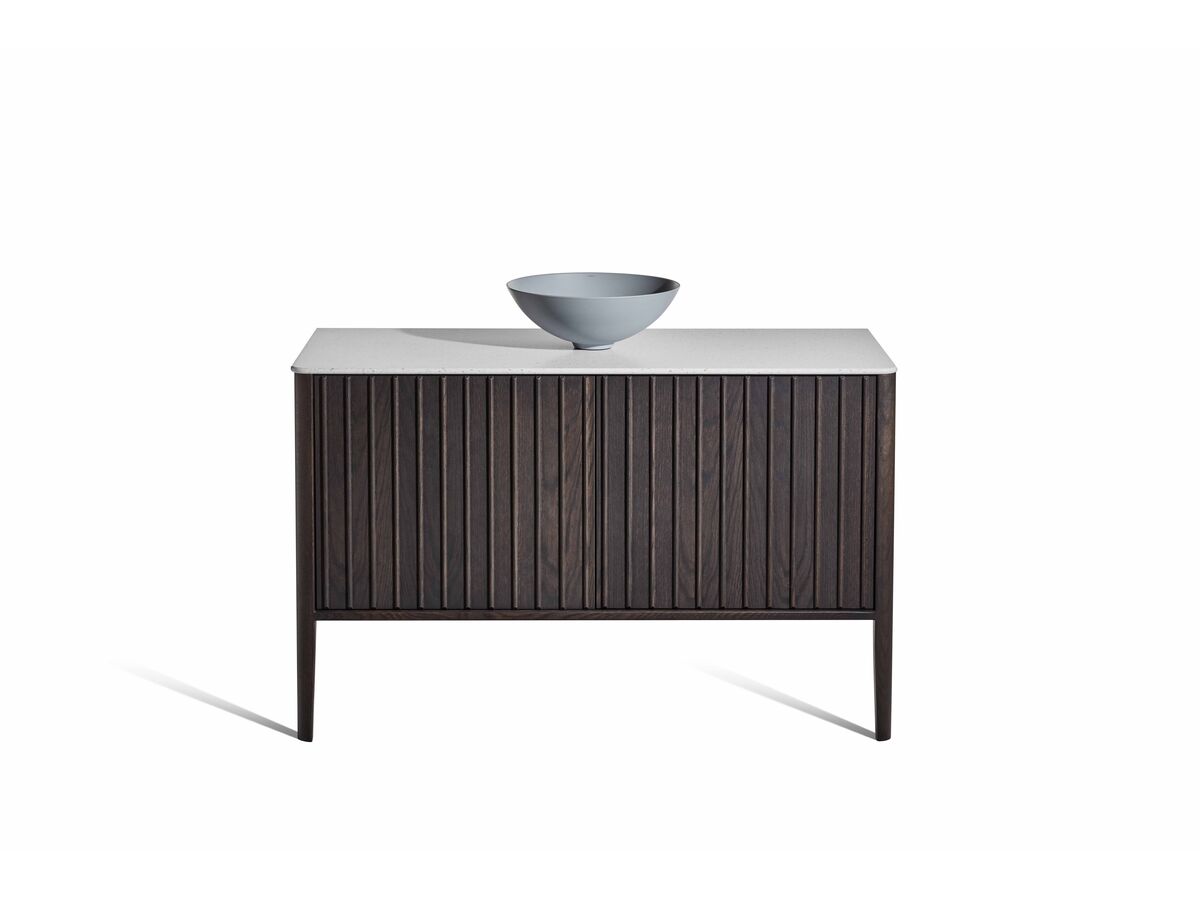 Reece ISSY Cloud I 1200mm X 500mm X 760mm Vanity Unit With Legs 2 Touch Latch Doors (No Basin)