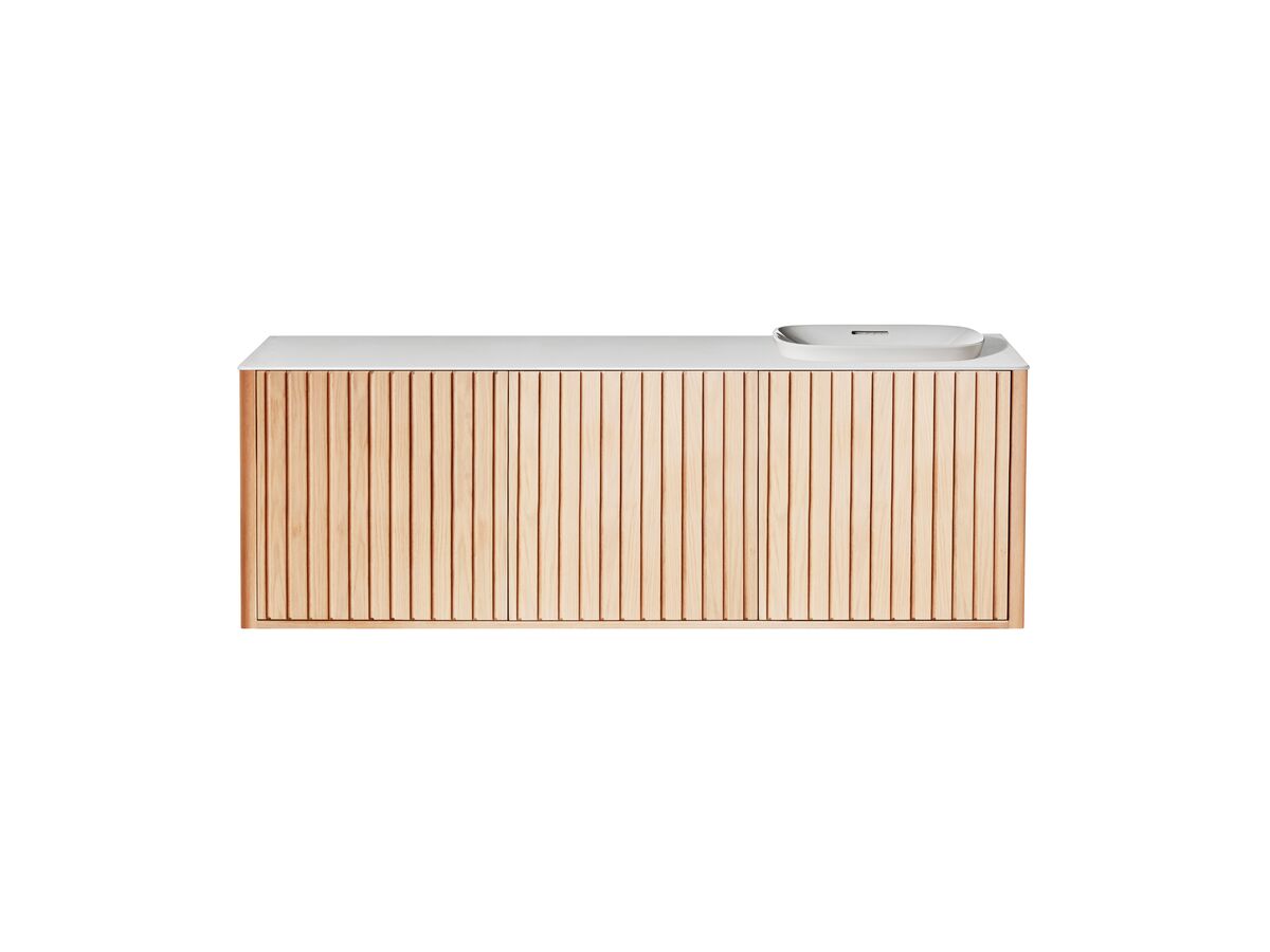 Reece ISSY Cloud I 1800mm X 500mm X 610mm Wall Hung Vanity Unit 3 Touch Latch Doors Semi Inset (No Basin)