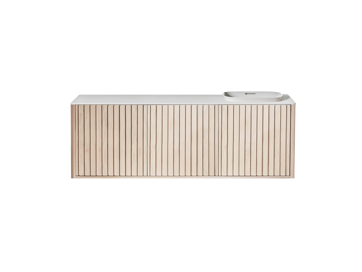 Reece ISSY Cloud I 1800mm X 500mm X 610mm Wall Hung Vanity Unit 3 Touch Latch Doors Semi Inset (No Basin)