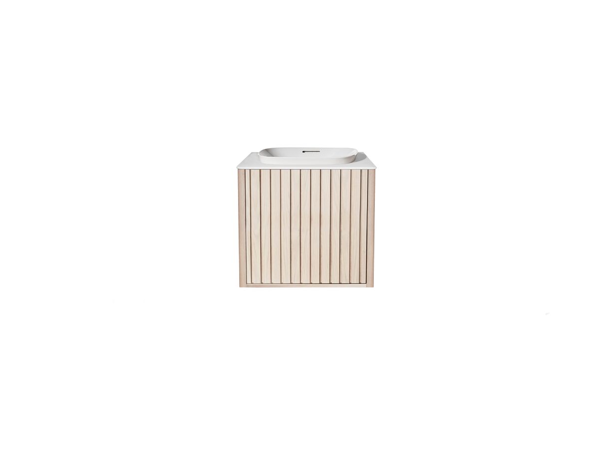 Reece ISSY Cloud I 600mm X 500mm X 610mm Wall Hung Vanity Unit 1 Touch Latch Door Semi Inset (No Basin)