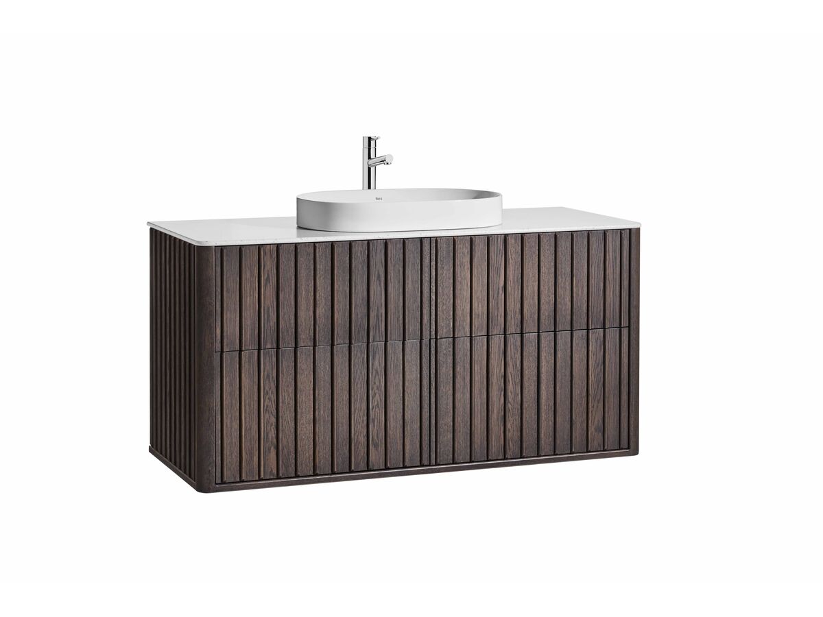 Reece ISSY Cloud II 1200mm X 500mm X 610mm Wall Hung Vanity Unit 4 Touch Latch Drawers Semi Inset (No Basin)