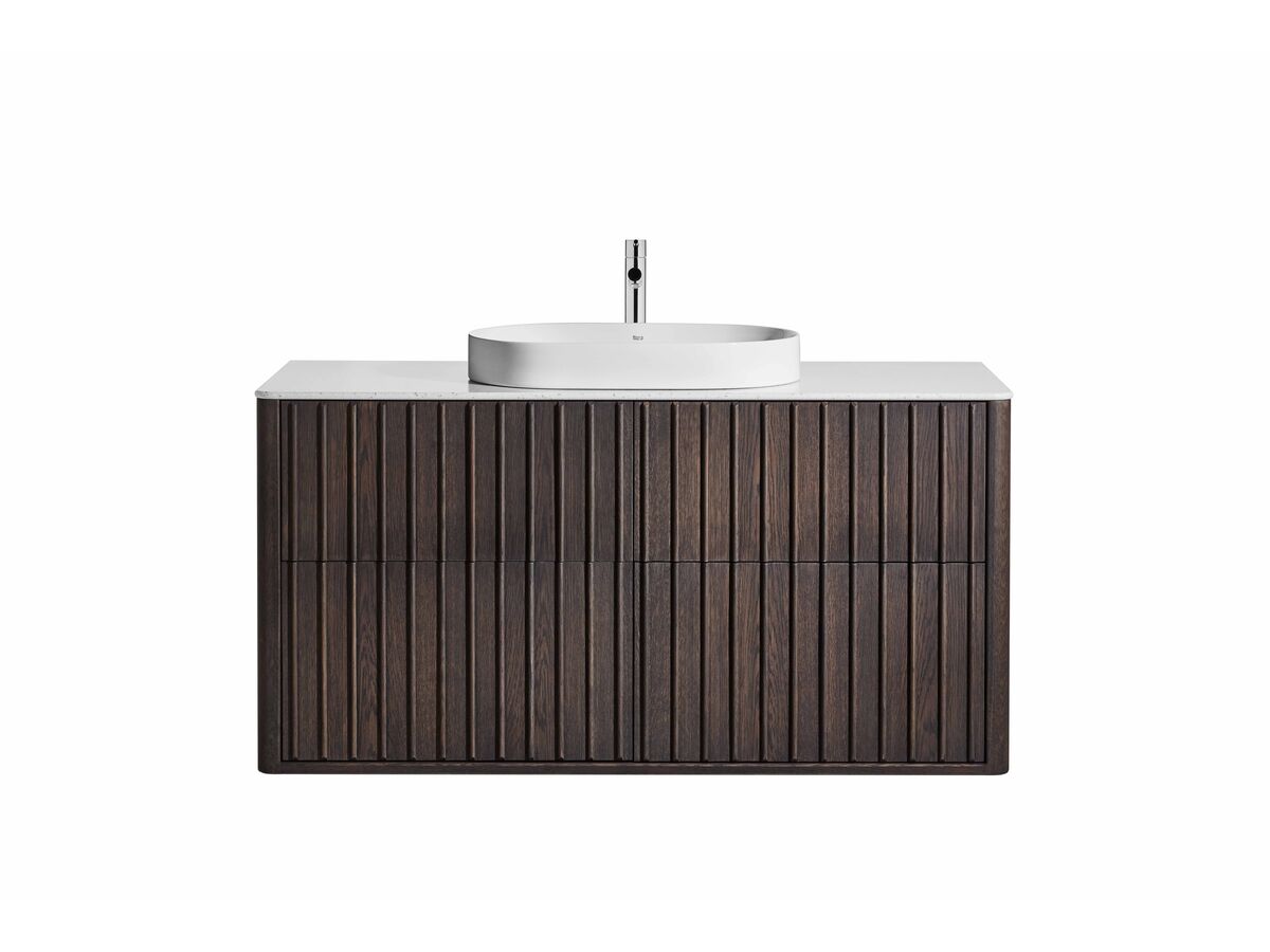 Reece ISSY Cloud II 1200mm X 500mm X 610mm Wall Hung Vanity Unit 4 Touch Latch Drawers Semi Inset (No Basin)