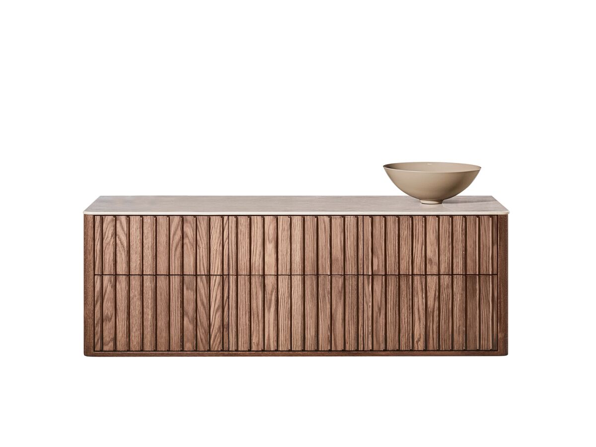 Reece ISSY Cloud II 1500mm X 500mm X 510mm Wall Hung Vanity Unit 6 Touch Latch Drawers (No Basin)