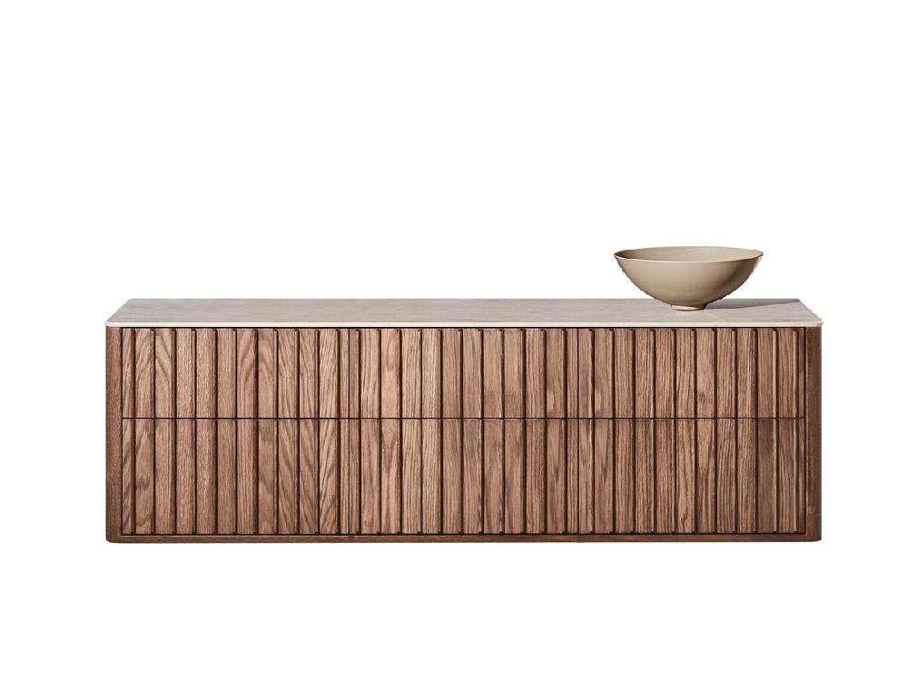 Reece ISSY Cloud II 1800mm X 500mm X 510mm Wall Hung Vanity Unit 6 Touch Latch Drawers (No Basin)
